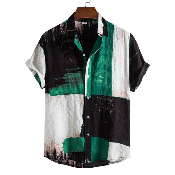 men's casual shirts luclesam hawaiian printed shirt summer men short sleeve beach camisa masculina aloha blouse, White;black
men's casual shirts luclesam hawaiian printed shirt summer men short sleeve beach camisa masculina aloha blouse, White;black