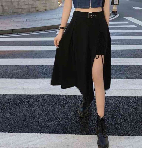 vintage dark gothic high split mid-calf skirts women elegant fashion party club high waist femme bottom streetwear goth skirt, Black
vintage dark gothic high split mid-calf skirts women elegant fashion party club high waist femme bottom streetwear goth skirt, Black