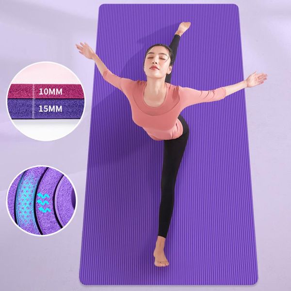 200cm*90cm yoga mats 15mm extra thickness non-slip tasteless fitness mat esterilla pilates home exercises gym sports dancing pad
200cm*90cm yoga mats 15mm extra thickness non-slip tasteless fitness mat esterilla pilates home exercises gym sports dancing pad