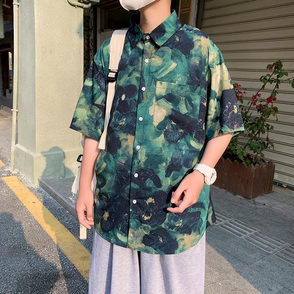 men's casual shirts legibleshirt men 2021 fashion short sleeve shirt male hawaiian loose clothes oversize, White;black
men's casual shirts legibleshirt men 2021 fashion short sleeve shirt male hawaiian loose clothes oversize, White;black