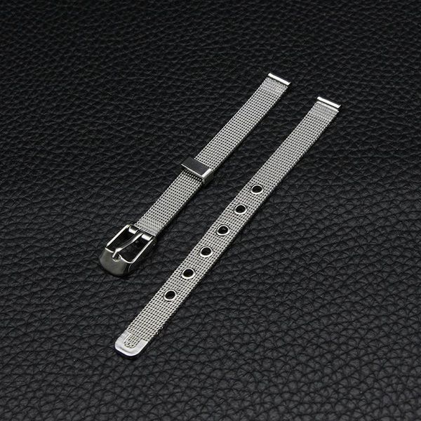 watch bands stainless steel watchband silver strap mesh belt 8mm women wristwatch watches reloj accessories female, Black;brown
watch bands stainless steel watchband silver strap mesh belt 8mm women wristwatch watches reloj accessories female, Black;brown