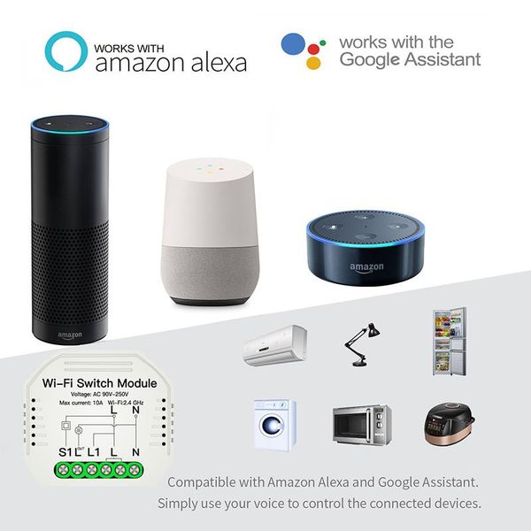 smart home control switch life/tuya app 1/2 way 90-250v wifi module with rail bracket work alexa google
smart home control switch life/tuya app 1/2 way 90-250v wifi module with rail bracket work alexa google