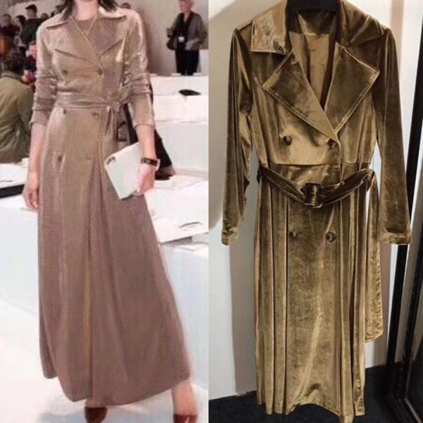 women's trench coats 2021 arrival autumn clothes women fashion velvet wool ankle length long jacket elegant office ladies slashes butto, Tan;black
women's trench coats 2021 arrival autumn clothes women fashion velvet wool ankle length long jacket elegant office ladies slashes butto, Tan;black