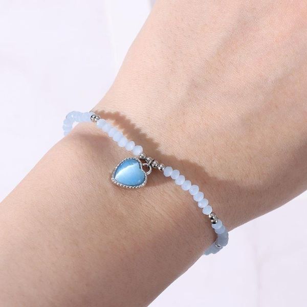 chains trendy gift for women girl blue bead fashion clavicle chain choker crystal beaded necklace bracelet korean, Silver
chains trendy gift for women girl blue bead fashion clavicle chain choker crystal beaded necklace bracelet korean, Silver
