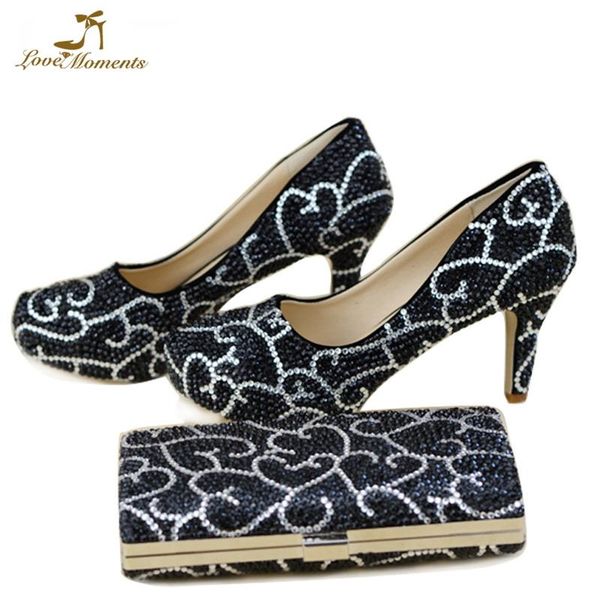 wedding shoes black rhinestone woman formal dress with matching purse 3 inches high heel ceremony pumps
wedding shoes black rhinestone woman formal dress with matching purse 3 inches high heel ceremony pumps