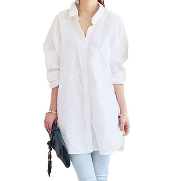women's blouses & shirts plus size blouse spring long sleeve women korean version loose womens and, White
women's blouses & shirts plus size blouse spring long sleeve women korean version loose womens and, White