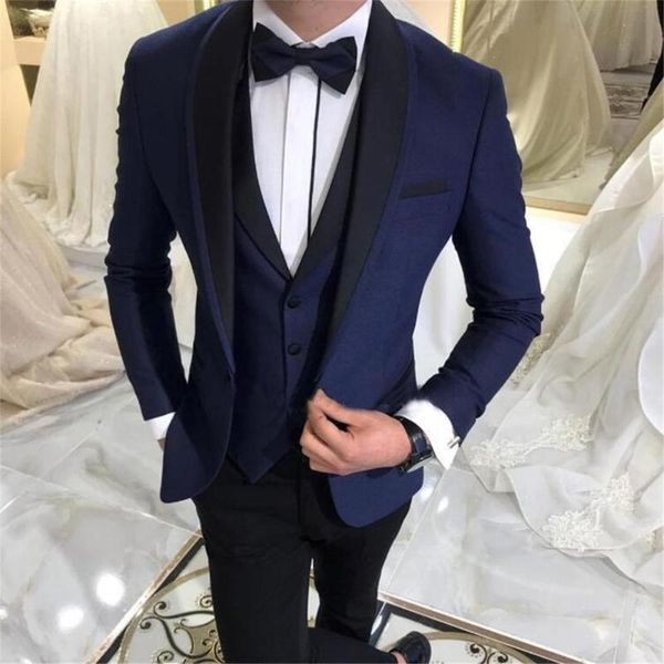 men suits shawl lapel man blue groom tuxedos wedding groomsman 3 pieces ( jacket+pants+vest+tie )e324 men's & blazers, White;black
men suits shawl lapel man blue groom tuxedos wedding groomsman 3 pieces ( jacket+pants+vest+tie )e324 men's & blazers, White;black