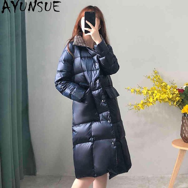 Women's Down & Parkas AYUNSUE White Duck Jacket Long Autumn Winter Coat Korean Puffer Double-sided Wear KJ5667 CCWB, Black
Women's Down & Parkas AYUNSUE White Duck Jacket Long Autumn Winter Coat Korean Puffer Double-sided Wear KJ5667 CCWB, Black