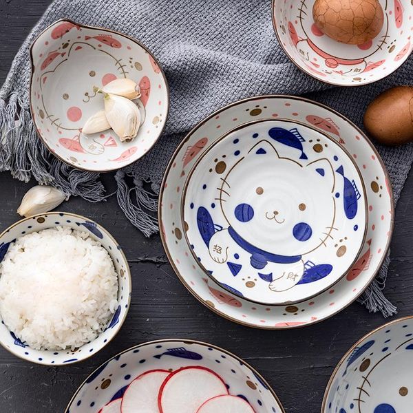 dinnerware sets 6.5 inch cute ceramic cat dish japanese kitten design rice noodle bowl dinner plate sauce dishfruit salad
dinnerware sets 6.5 inch cute ceramic cat dish japanese kitten design rice noodle bowl dinner plate sauce dishfruit salad