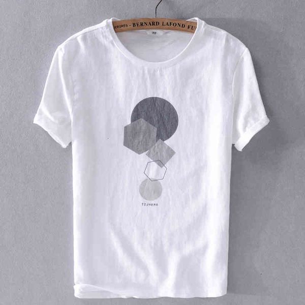 men's t-shirts summer printed linen short-sleeved t-shirt men white trend male shirt brand japanese style t shirts mens camisa chemise, White;black
men's t-shirts summer printed linen short-sleeved t-shirt men white trend male shirt brand japanese style t shirts mens camisa chemise, White;black