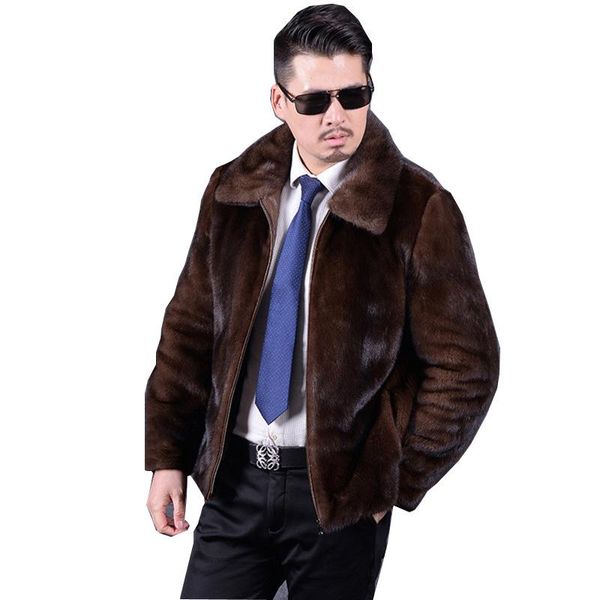 men's fur & faux s-6xl fashion man winter clothes high imitation mink coat zipper overcoat furry, Black
men's fur & faux s-6xl fashion man winter clothes high imitation mink coat zipper overcoat furry, Black