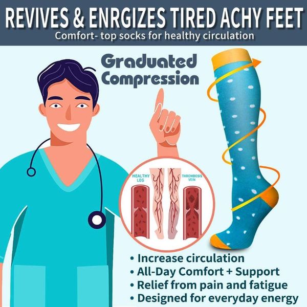 men's socks compression stockings women running sports knee high for edema diabetes varicose veins men cycling, Black
men's socks compression stockings women running sports knee high for edema diabetes varicose veins men cycling, Black