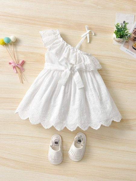 baby eyelet embroidery ruffle trim knot shoulder scallop hem belted dress she, Red;yellow
baby eyelet embroidery ruffle trim knot shoulder scallop hem belted dress she, Red;yellow