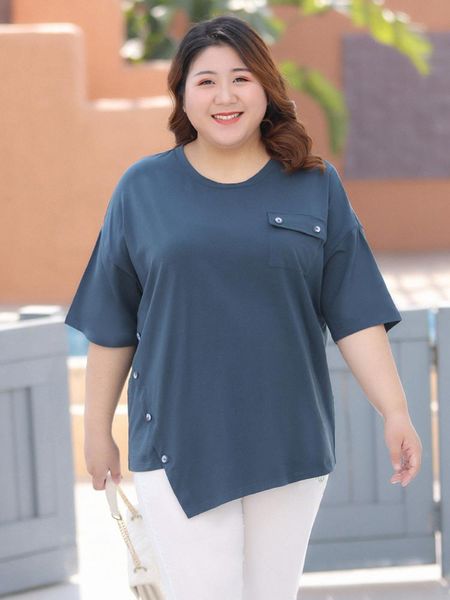 plus size t-shirt women t-shirts solid color short sleeve o-neck loose casual female 2021 summer arrival, Black
plus size t-shirt women t-shirts solid color short sleeve o-neck loose casual female 2021 summer arrival, Black