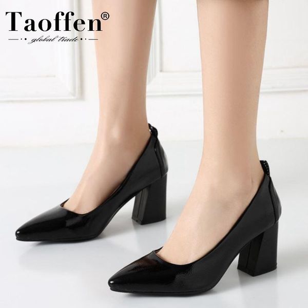 dress shoes taoffen ladies office pumps pointed toe party wedding high heels women footwear size 32-48, Black
dress shoes taoffen ladies office pumps pointed toe party wedding high heels women footwear size 32-48, Black