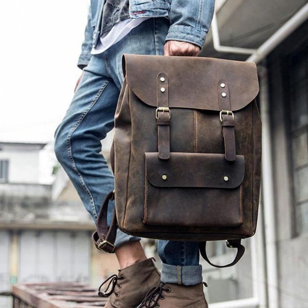 backpack johnature outdoor travel bag 2021 crazy horse leather men large capacity vintage handmade luxury lapbackpacks
backpack johnature outdoor travel bag 2021 crazy horse leather men large capacity vintage handmade luxury lapbackpacks