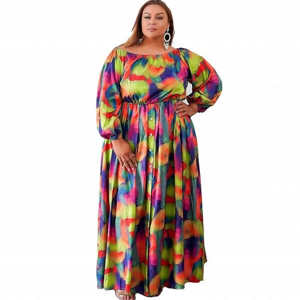 plus size dresses 5xl women dress full sleeve high elastic waist robe autumn tie dye print streetwear large maxi vestidos, Black
plus size dresses 5xl women dress full sleeve high elastic waist robe autumn tie dye print streetwear large maxi vestidos, Black