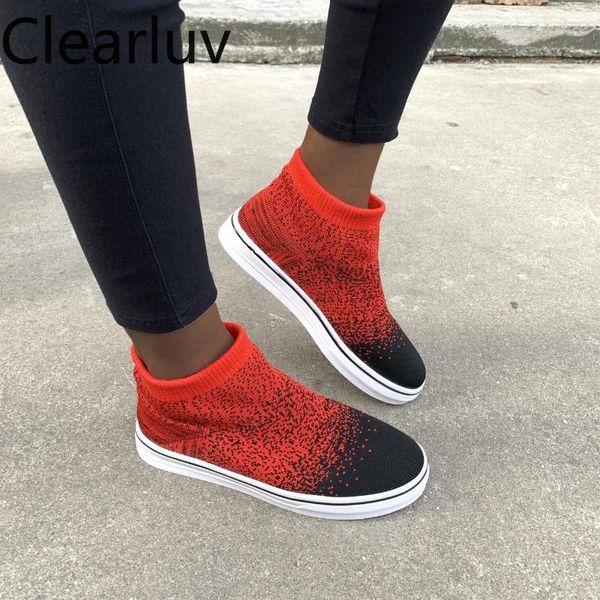 boots novel round toe knitted color-blocking breathable women's large size 35-43 flat sneakers flying woven casual tennis shoes, Black
boots novel round toe knitted color-blocking breathable women's large size 35-43 flat sneakers flying woven casual tennis shoes, Black
