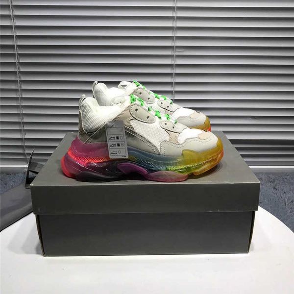 2022 luxury designer triple s clear sole dress shoes paris fashion platform beige green neon yellow balck white gym red blue party men women, Black
2022 luxury designer triple s clear sole dress shoes paris fashion platform beige green neon yellow balck white gym red blue party men women, Black