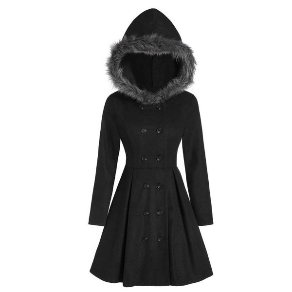 women's trench coats elegant coat women fur hooded slim long overcoat winter fashion casual solid color warm wool jacket female dress, Tan;black
women's trench coats elegant coat women fur hooded slim long overcoat winter fashion casual solid color warm wool jacket female dress, Tan;black