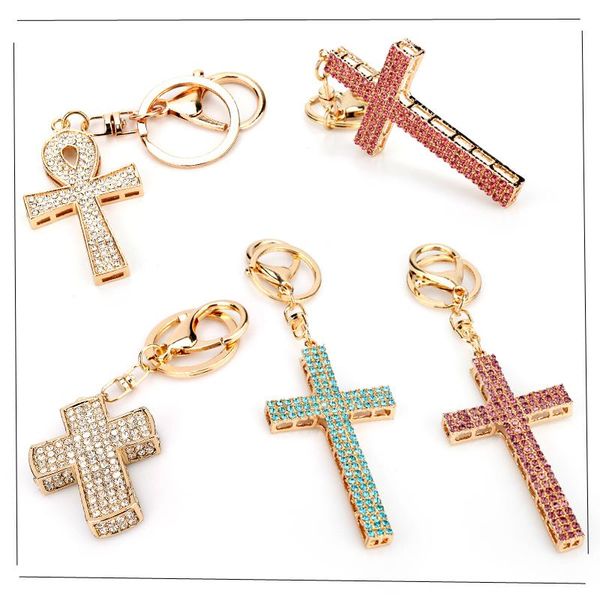 keychains 6 style cross keychain shiny full rhinestones keyrings women bag pure key chain delicate jewelry lobster buckle, Silver
keychains 6 style cross keychain shiny full rhinestones keyrings women bag pure key chain delicate jewelry lobster buckle, Silver