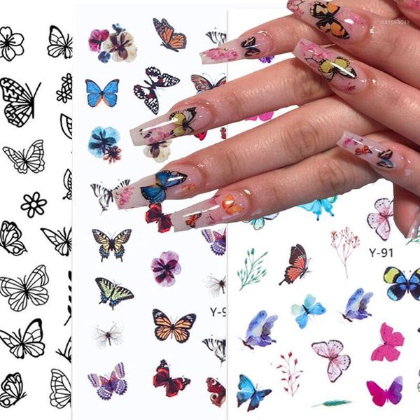 butterfly nail art sticker sticky strips colorful blue flowers transfer decal foil ornaments decoration1, Black
butterfly nail art sticker sticky strips colorful blue flowers transfer decal foil ornaments decoration1, Black