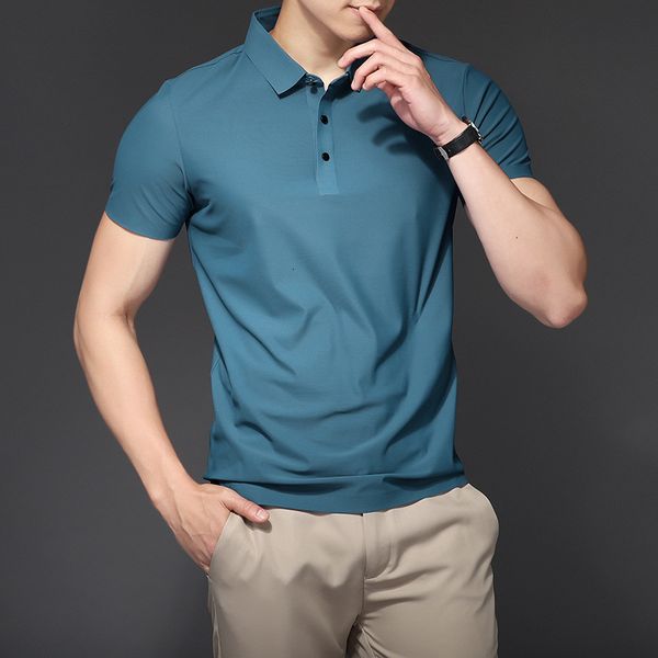 luxury t-shirts ice silk men's summer short sleeve busins casual lapel t- middle-aged and young sports polo shirt, Black
luxury t-shirts ice silk men's summer short sleeve busins casual lapel t- middle-aged and young sports polo shirt, Black