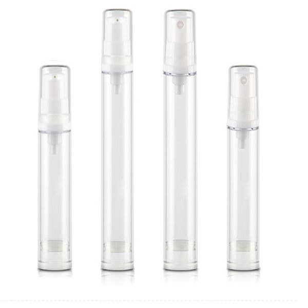 empty 5ml 10ml 15ml airless pump bottles lotion clear plastic vacuum bottle for cosmetics packaging tube
empty 5ml 10ml 15ml airless pump bottles lotion clear plastic vacuum bottle for cosmetics packaging tube