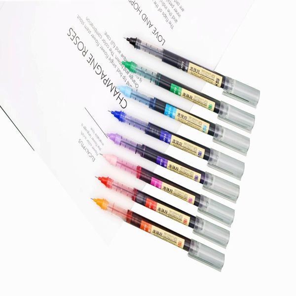 0.58mm writing point quick dry gel pens 8 colors ink refills for school students painting office accessories stationery supplies
0.58mm writing point quick dry gel pens 8 colors ink refills for school students painting office accessories stationery supplies