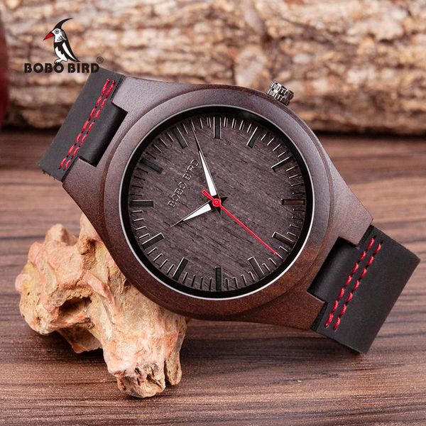 wristwatches bobo bird wooden ebony watch men quartz male wood masculinos relogio masculino in gift box custom logo kol saati, Slivery;brown
wristwatches bobo bird wooden ebony watch men quartz male wood masculinos relogio masculino in gift box custom logo kol saati, Slivery;brown