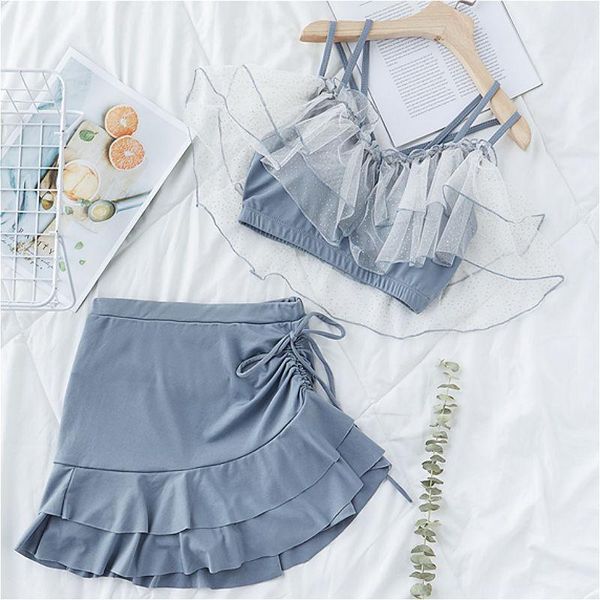women's swimwear swimsuit split korean conservative girl student bikini spring, White;black
women's swimwear swimsuit split korean conservative girl student bikini spring, White;black