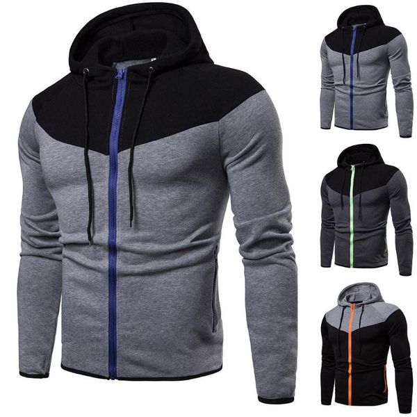 men's hoodies & sweatshirts hooded coat sports gym fitness compresion jacket autumn winter warm zipped windbreaker, Black
men's hoodies & sweatshirts hooded coat sports gym fitness compresion jacket autumn winter warm zipped windbreaker, Black