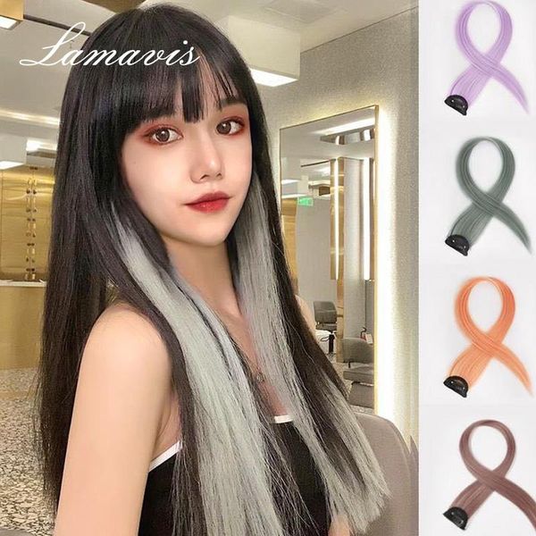 hair accessories fashion dyed wig piece one simulation seamless highlighting color extension small female long
hair accessories fashion dyed wig piece one simulation seamless highlighting color extension small female long