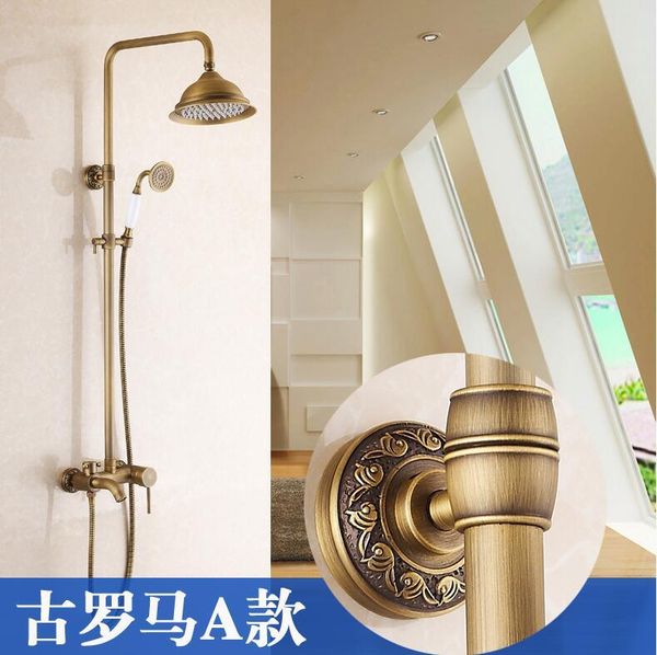 style antique brass finish bathroom rainfall with spray shower durable construction faucet set hj-6588 sets
style antique brass finish bathroom rainfall with spray shower durable construction faucet set hj-6588 sets