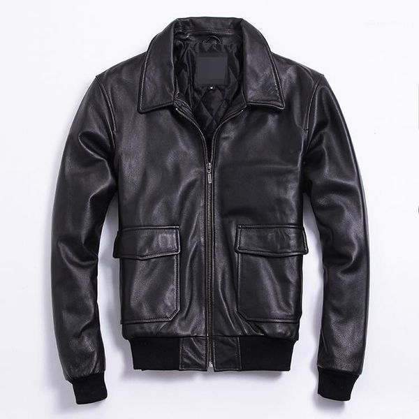 men's leather & faux mens shearling coat brand classic genuine for man,men's cowhide a2 jacket.plus size flight bomber jackets.sal, Black
men's leather & faux mens shearling coat brand classic genuine for man,men's cowhide a2 jacket.plus size flight bomber jackets.sal, Black