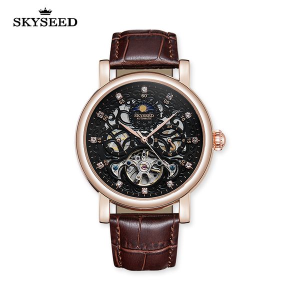 tiandai watch carved hollow flywheel moon phase dial sapphire mirror back through belt 44mm men's automatic mechanical watch, Slivery;brown
tiandai watch carved hollow flywheel moon phase dial sapphire mirror back through belt 44mm men's automatic mechanical watch, Slivery;brown