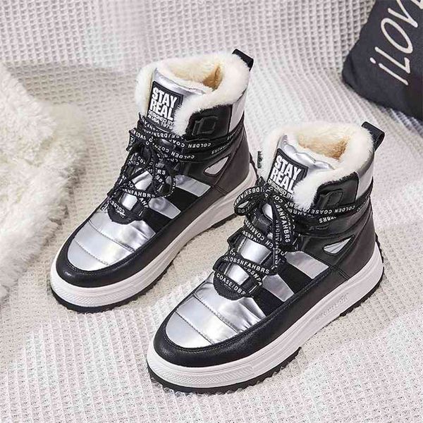 women's snow boots warm casual sneakers winter boots women platform high-women botas mujer b353 210914, Black
women's snow boots warm casual sneakers winter boots women platform high-women botas mujer b353 210914, Black
