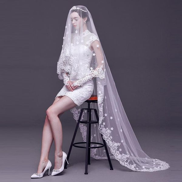bridal veils 2021 long section of white flowers duolei si 3 meters can be customized high-end wedding bride veil, Black
bridal veils 2021 long section of white flowers duolei si 3 meters can be customized high-end wedding bride veil, Black