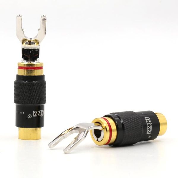 smart power plugs 4pcs pure copper banana plug speaker cable y spade rhodium plated fork connector
smart power plugs 4pcs pure copper banana plug speaker cable y spade rhodium plated fork connector