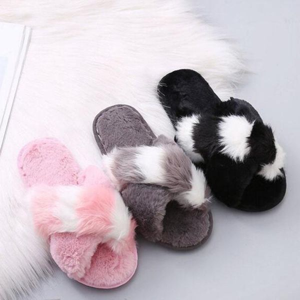 slippers women home floor cotton mixed color open-toed casual flats plush indoor fluffy female shoes cross design, Black
slippers women home floor cotton mixed color open-toed casual flats plush indoor fluffy female shoes cross design, Black