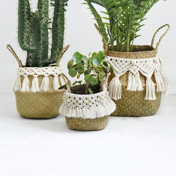 storage baskets hand-woven straw basket decoration flower pot ins wind plant hanging
storage baskets hand-woven straw basket decoration flower pot ins wind plant hanging