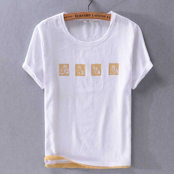 women's t-shirt vero mens short-manga comprida t-shirt ocasional linho-algodo manga curta camisa de t para homens moda branco tshirt c6, White
women's t-shirt vero mens short-manga comprida t-shirt ocasional linho-algodo manga curta camisa de t para homens moda branco tshirt c6, White