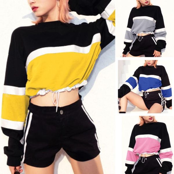 women's hoodies & sweatshirts autumn sweatshirt pullover blouse thickening coat casual womens long sleeve splcing color, Black
women's hoodies & sweatshirts autumn sweatshirt pullover blouse thickening coat casual womens long sleeve splcing color, Black