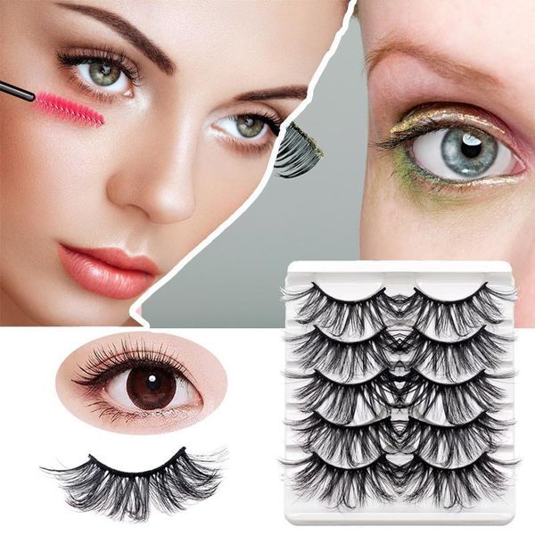 luxury 5 pairs mink lashes faux eyelashes false dramatic volume eyelash extension for makeup valse wimpers1
luxury 5 pairs mink lashes faux eyelashes false dramatic volume eyelash extension for makeup valse wimpers1