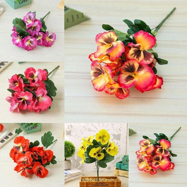 decorative flowers & wreaths 1pc 5 head artificial handmade simulation plant bunch party/wedding banquet pansy decoration flower fake t0k8
decorative flowers & wreaths 1pc 5 head artificial handmade simulation plant bunch party/wedding banquet pansy decoration flower fake t0k8