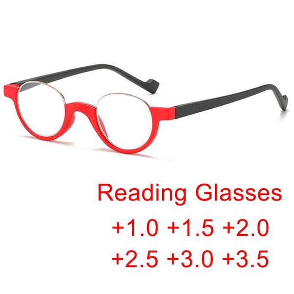 sunglasses red half round magnifying glasses men women transparent lens hyperopia diopter 0 to +600 vintage small spectacles frame, White;black
sunglasses red half round magnifying glasses men women transparent lens hyperopia diopter 0 to +600 vintage small spectacles frame, White;black