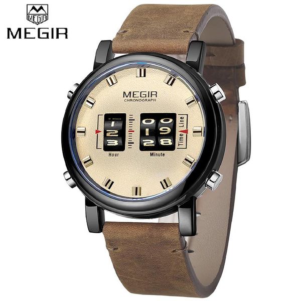 brand men watch rotating numbers wheel leather strap luxury sports quartz mens watches relogio masculino wristwatches, Slivery;brown
brand men watch rotating numbers wheel leather strap luxury sports quartz mens watches relogio masculino wristwatches, Slivery;brown