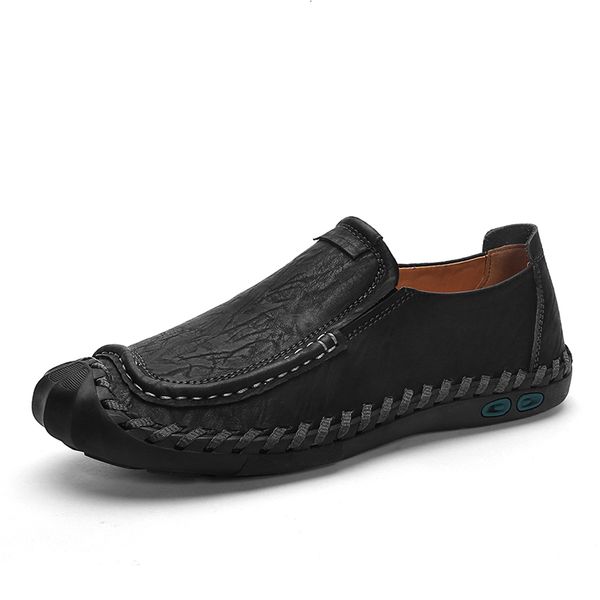 dress shoes genuine leather shoes, casual shoes for men from 39 to , legitimate loafers 9v40, Black