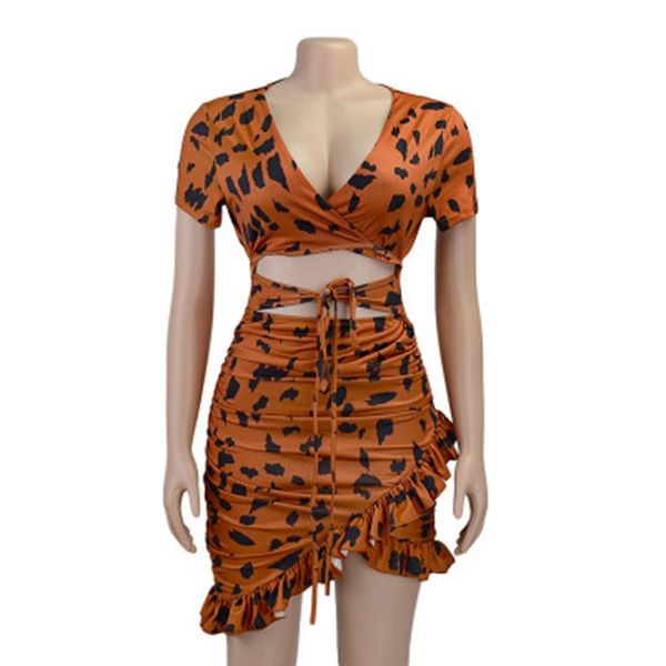 casual dresses women summer ruffles cut out design leopard print dress elegant fashion v-neck ruffle party mini ladies holiday beach, Black;gray
casual dresses women summer ruffles cut out design leopard print dress elegant fashion v-neck ruffle party mini ladies holiday beach, Black;gray