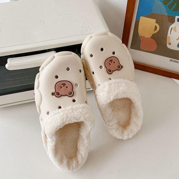slippers cute winter women warm fluffy fur non slip comfortable outdoor indoor floor slides sandals girls, Black
slippers cute winter women warm fluffy fur non slip comfortable outdoor indoor floor slides sandals girls, Black